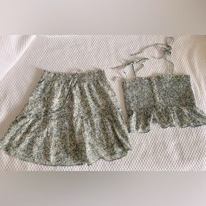 Paper Crane 2 PC skirt set